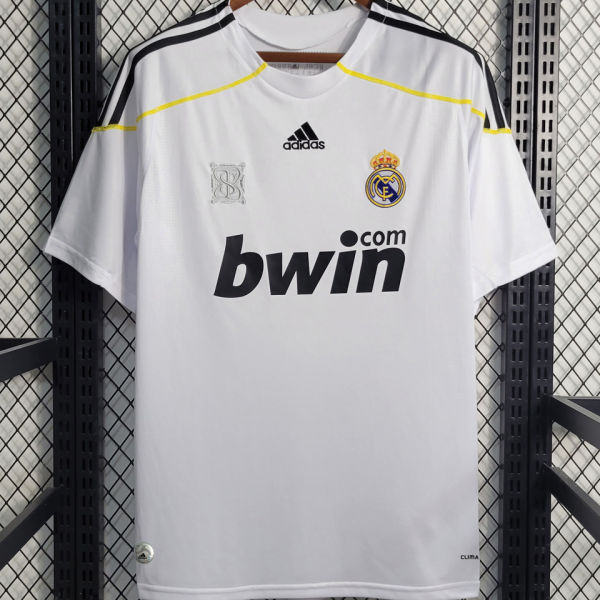2009/10 RM White Home Retro Soccer Jersey