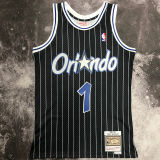 2003-04 Magic McGRADY #1 Black Retro NBA Jerseys 热压