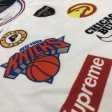 Supreme X Nike NBA White Jerseys Hot Pressed