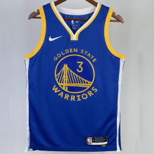 2023/24 Warriors POOLE #3 Blue NBA Jerseys