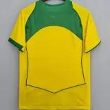 2004/06 Brazil Home Yellow Retro Soccer Jersey