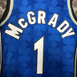 2000/01 Magic MCGRADY #1 Blue Retro NBA Jerseys 热压