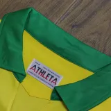1958 Brazil Home Yellow Retro Soccer Jersey