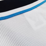 1996 England Home White Retro Long Sleeve Soccer Jersey