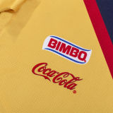 2005/06 Club America Home Yellow Retro Soccer Jersey