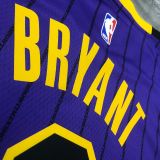 2018 LA Lakers BRYANT #8 Purple Stripe Limited Edition NBA Jerseys Hot Pressed