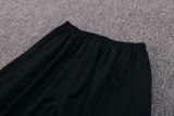 2025 PSG Black Gold Stripe Half Pull Sweater Tracksuit