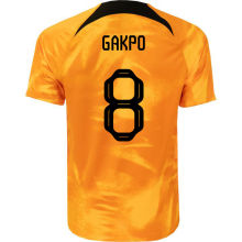 GAKPO #8 NL1:1 Quality Home Orange Fans Jersey 2022/23 ★★