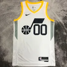 2023 Jazz CLARKSON #00 White NBA Jerseys