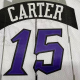 1998/99 Toronto Raptors CARTER #15 White Mitchell Ness Retro Jerseys 刺绣