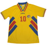 1994 România Yollow Retro Soccer Jersey