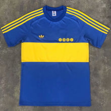 1981 Boca Home Retro Soccer Jersey