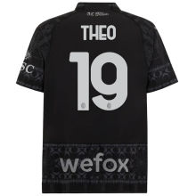 THEO #19 AC Milan x PUMA x Pleasures 4Th Black Fans Jersey 2023/24 ★★
