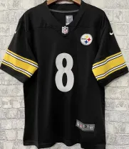 Men's Pittsburgh Steelers PICKETT # 8 Black NFL Jersey 钢人