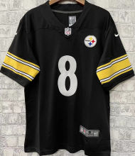 Men's Pittsburgh Steelers PICKETT # 8 Black NFL Jersey 钢人