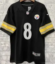 Men's Pittsburgh Steelers PICKETT # 8 Black NFL Jersey 钢人