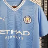 RODRIGO #16 Man City 1:1 Home Blue Fans Jersey 2023/24 (UCL Font) ★★