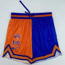 2023/24 NY Knicks Orange Blue NBA Pants