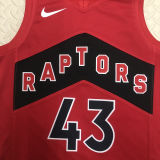 Toronto Raptors SIAKAM #43 Red Away NBA Jerseys