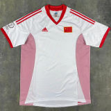 2002 China Away White Retro Soccer Jersey