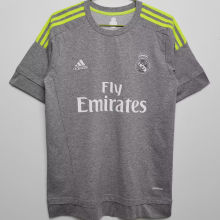 2015/16 RM Away Grey Retro Soccer Jersey