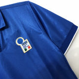 1998 Italy Home Blue Retro Soccer Jersey