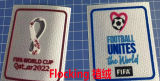 植绒 FIFA WORLD CUP QATAR 2022 White And White Flocking Patch (You can buy it alone OR tell us which jersey to print it on. ) 世界杯白+白 植绒