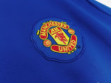 2008/09 M Utd Third Blue Long Sleeve Retro Jersey