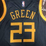 Warriors GREEN #23 Black NBA Jerseys