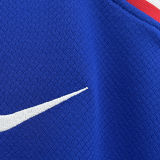 2024/25 France Home Blue Kids Soccer Jersey