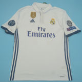 2016-2017 RM White Home Retro Soccer Jersey