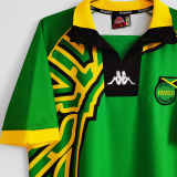 1998 JAMAICA Away Green Retro Soccer Jersey