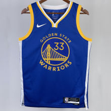 2023/24 Warriors WISEMAN #33 Blue NBA Jerseys