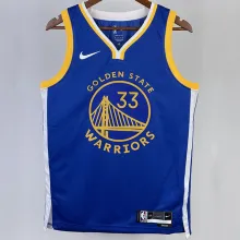 2023/24 Warriors WISEMAN #33 Blue NBA Jerseys