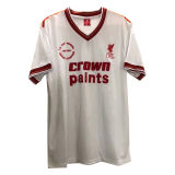 1985-1986 LFC Away White Retro Soccer Jersey