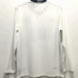 2008/09 M Utd Away White Retro UCL Version Long Sleeve Retro Soccer Jersey (胸前有绣欧冠决赛小字）