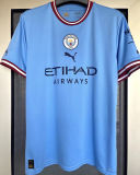 HAALAND #9 2022/23 Man City UCL Final 1:1 Quality Home Fans Jersey （Have All Patch 全臂章有胸前字有号下广告)