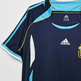 2006 Argentina Away Retro Soccer Jersey