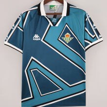 1996 R BTS Away Blue Retro Soccer Jersey