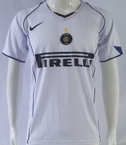 2004/05 In Milan Away White Retro Soccer Jersey