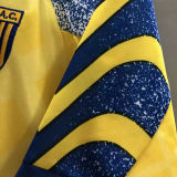 1995/97 Parma Home Yellow Retro Soccer Jersey