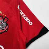 2011/12 Corinthians Third Red Retro Soccer Jersey