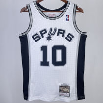 1993/94 Spurs ROOMAN #10 White Retro NBA Jerseys热压
