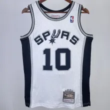 1993/94 Spurs ROOMAN #10 White Retro NBA Jerseys热压