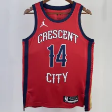 2023/24 Pelicans INGRAM #14 Red NBA Jerseys