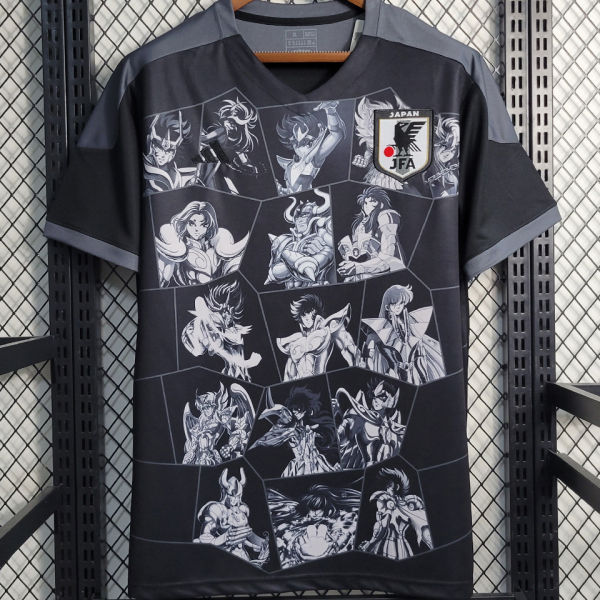 2023 Japan Anime Saint Black Fans Soccer Jersey