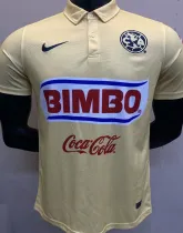 2014/15 Club America Home Yellow Retro Soccer Jersey