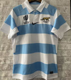 2023 Argentina RUGBY WORLD CUP Home Blue White Rugby Jersey 阿根廷