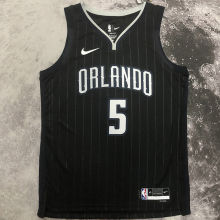 2023/24 Magic BANCHERO #5 Black City Edition NBA Jerseys