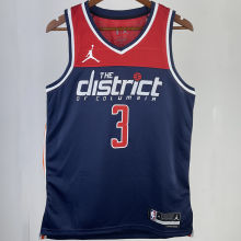 2023/24 Wizards BEAL #3 Dark Blue NBA Jerseys